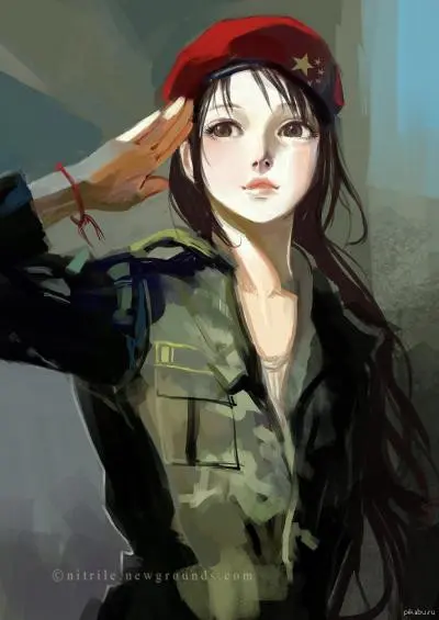 Военная девушка, Солдат с Непоколебимым Упрямством